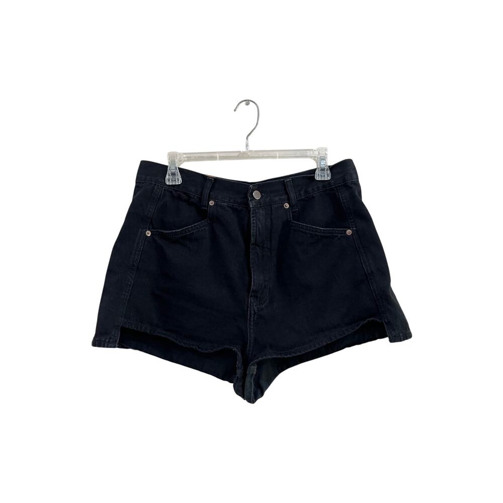Farm Rio High Rise Black Shorts Size 44 Tropical Resort Vacation Style